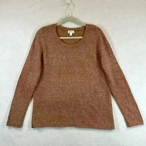 Market & Spruce Women's Pullover Sweater Size Large Burnt Orange